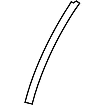 75977-06050 Toyota Black Out Tape, Lower Passenger Side Illustration 1 of 1