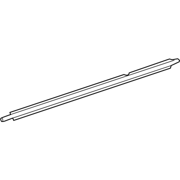 75730-06160 Toyota Belt Molding, Passenger Side Illustration 1 of 1