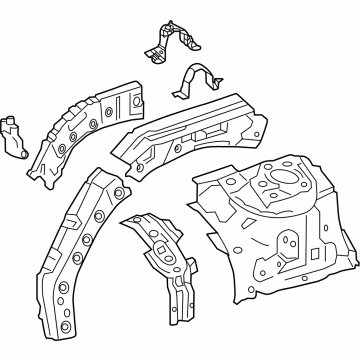 Toyota 53701-48900 Apron Assembly