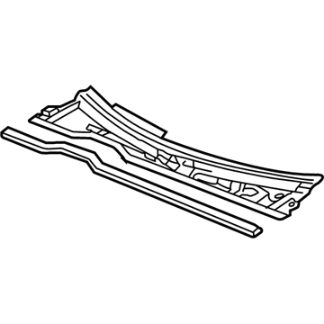 55708-06031 Toyota Cowl Grille Illustration 1 of 1