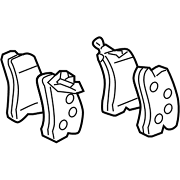 Toyota Highlander Brake Pads - 04466-48120