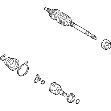 Scion 43410-52071 Axle Assembly