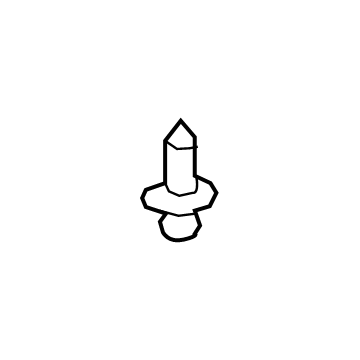 Toyota 52161-02020 Bumper Cover Clip