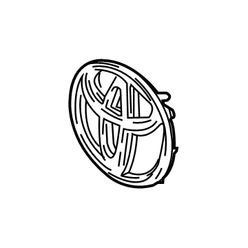 90975-A2009 Toyota Emblem, Front Illustration 1 of 1
