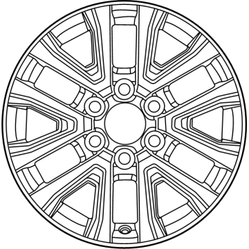 Toyota 42601-AK021 Wheel, Spare