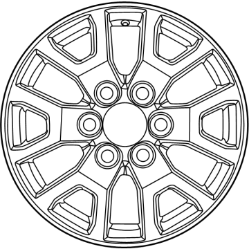 Toyota 42611-AK011 Wheel, Alloy