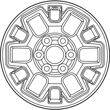 Toyota 42611-AK051 Wheel, Alloy