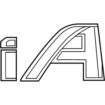 Toyota 75442-WB003 Nameplate