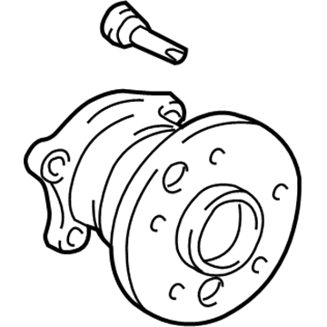Toyota 42460-0E010 Hub & Bearing