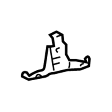 75564-60040 Toyota Side Cover Retainer, Driver Side Illustration 1 of 1