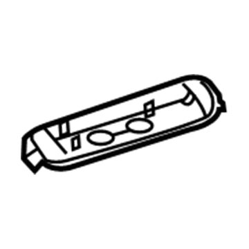 63487-60090 Toyota Cushion, Front Driver Side Illustration 1 of 1