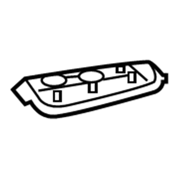 63489-60080 Toyota Cushion, Rear Driver Side Illustration 1 of 1