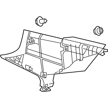 Toyota 62470-02310-A0 Upper Quarter Trim