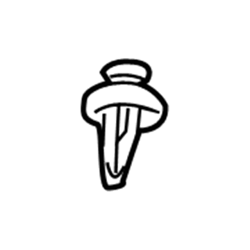 Toyota 90467-10161 Upper Retainer Clip