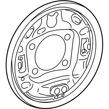 Scion iQ Backing Plate - 47044-74010