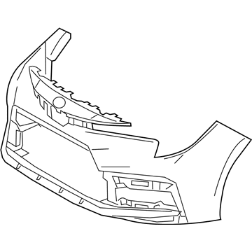 Toyota Corolla Bumper Cover - 52119-F2922