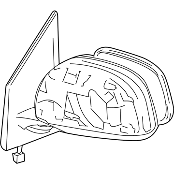 Toyota 87931-42B40 Mirror Glass