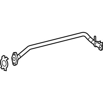 Toyota 16268-75091 By-Pass Pipe