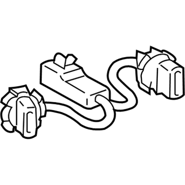 81555-02580 Toyota Socket & Wire, Rear Illustration 1 of 1