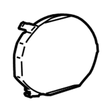 83852-5C760 Toyota Cluster Lens Illustration 1 of 1