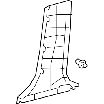 Toyota 62413-30271-C0 Lower Center Pillar Trim