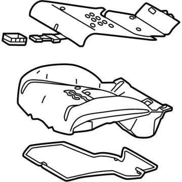 Toyota 71501-AK030 Cushion Assembly