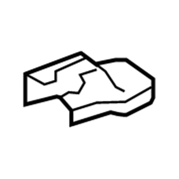 Toyota 72137-AD010-B0 Track End Cover