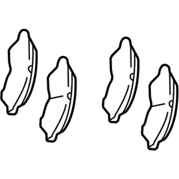 Toyota Brake Pads - 04465-08030