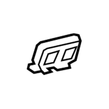 58919-12020-B0 Toyota Plate Illustration 1 of 1