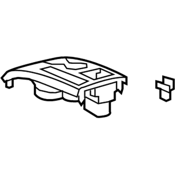 58804-12080-B0 Toyota Finish Plate, Upper Illustration 1 of 1
