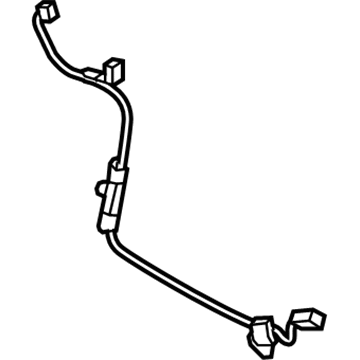 82223-12720 Toyota Wire, Passenger Side Illustration 1 of 1