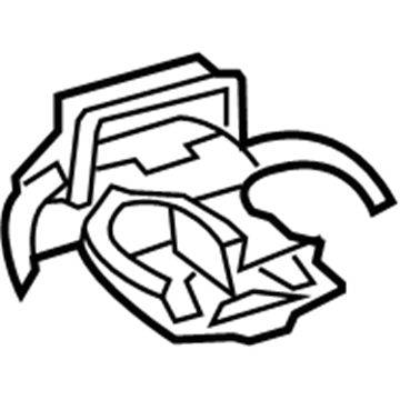 55604-12070-B0 Toyota Cup Holder, Rear Illustration 1 of 1