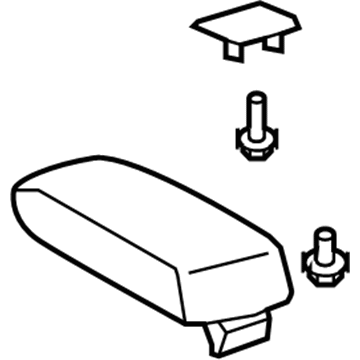 58905-12700-B0 Toyota Lid Assembly Illustration 1 of 1