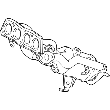 17141-25020 Toyota Exhaust Manifold Illustration 1 of 1