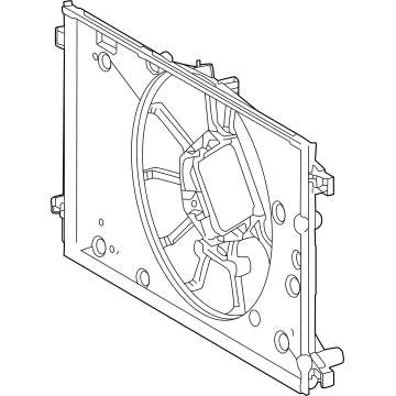 Toyota 16711-24180 Fan Shroud