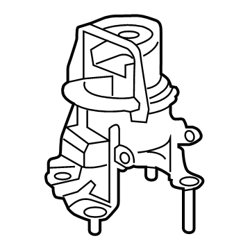 Toyota 12371-F0100 Rear Mount