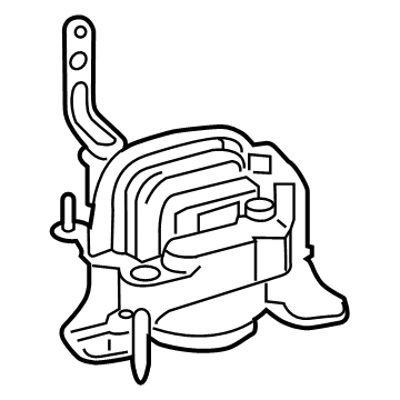 Toyota 12305-F0090 Side Mount