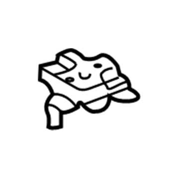 53704-33020 Toyota Support Sub-Assembly, Battery, Driver Side Illustration 1 of 1