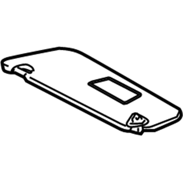 Toyota 74320-08091-B0 Sunvisor