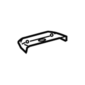 63656-08010 Toyota Storage Compart Cover, Rear Illustration 1 of 1