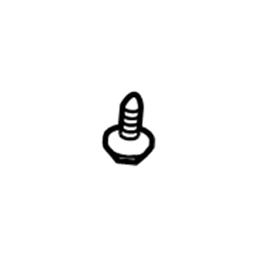 63317-08030 Toyota Map Lamp Assembly Screw, Rear Illustration 1 of 1
