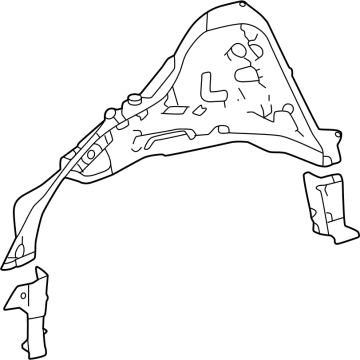 Toyota 61607-35090 Inner Wheelhouse