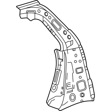 Toyota 61707-35900 Lock Pillar Reinforcement