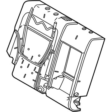 Toyota 71651-0C300 Seat Back Pad