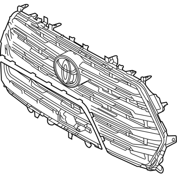Toyota 53114-0C280 Grille Assembly