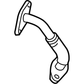 17362-31020 Toyota Air Pipe, Driver Side Illustration 1 of 1