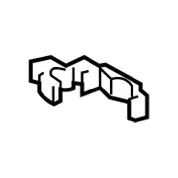 17366-38010 Toyota Outlet Hose Clamp Illustration 1 of 1