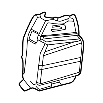 73223-62010 Toyota Pocket, Passenger Side Illustration 1 of 1