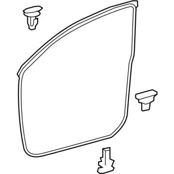 Toyota 67861-AK010 Surround Weatherstrip