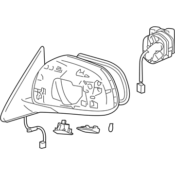 Toyota Highlander Car Mirror - 87940-0E061